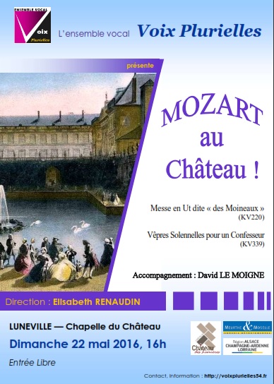 Mozart au château de Lunéville